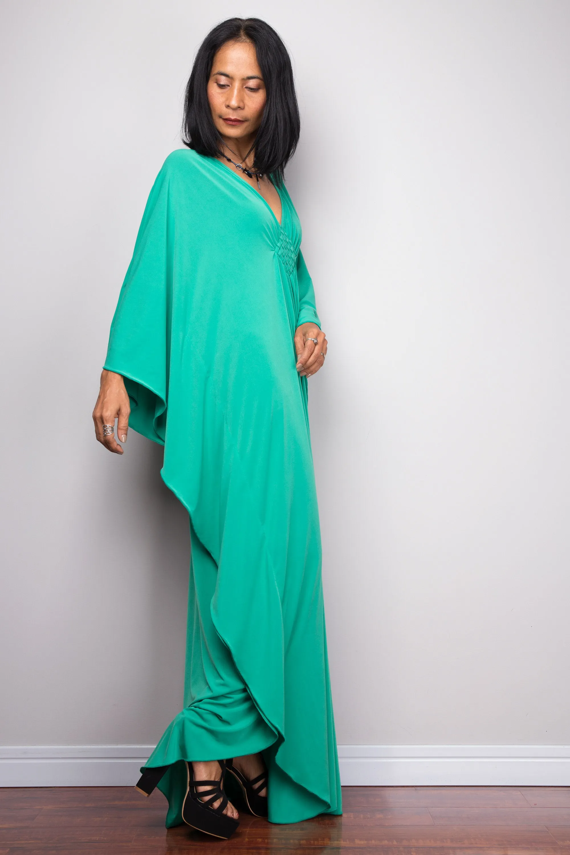 Green kaftan