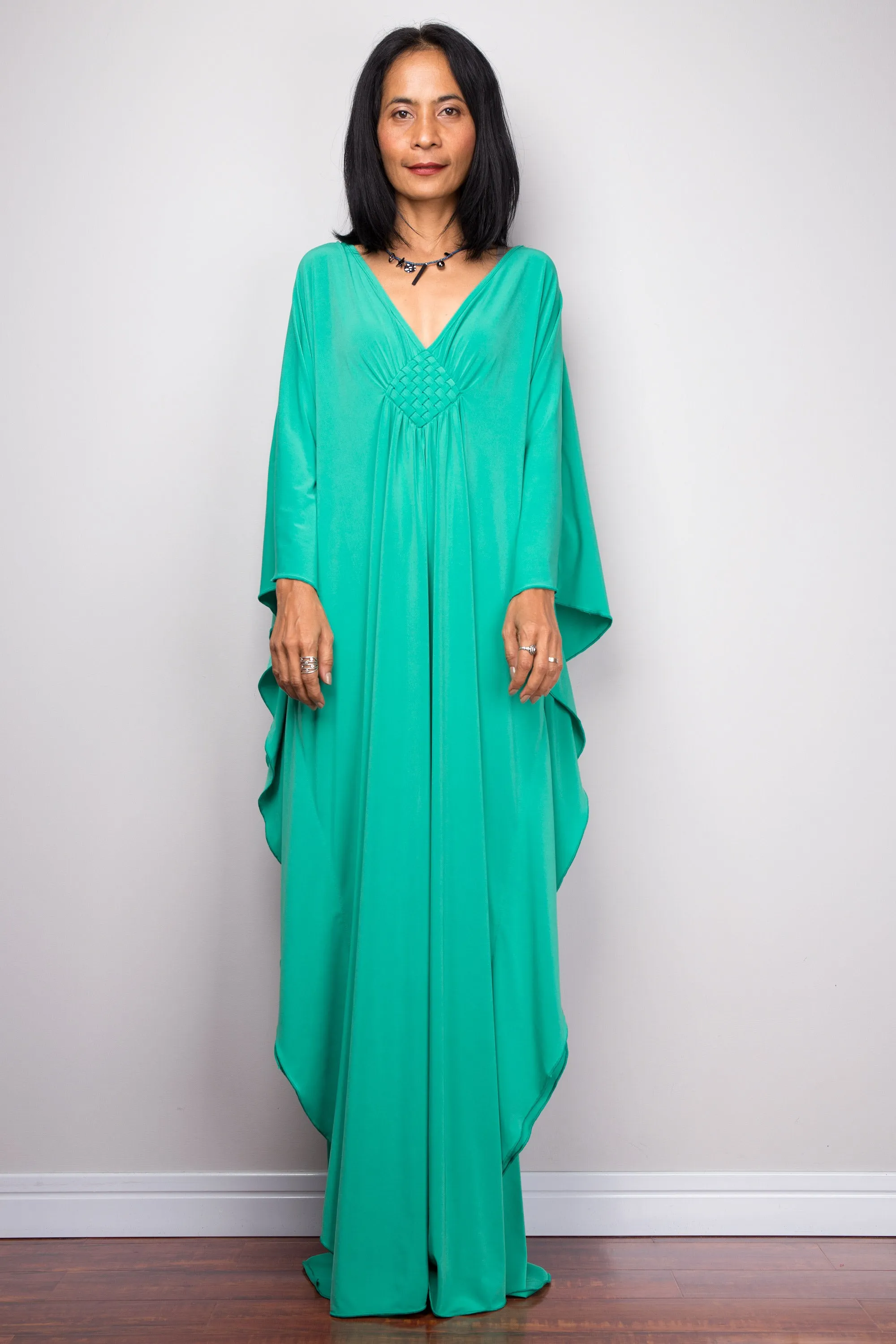 Green kaftan