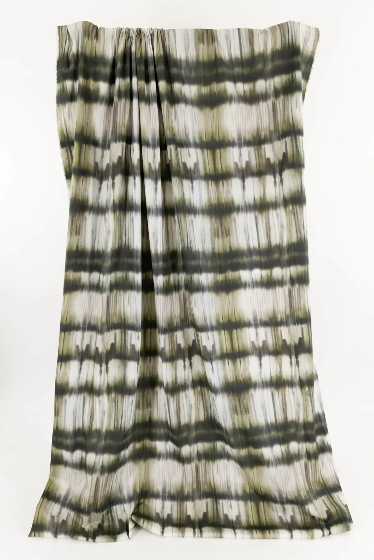 Green Streak Italian Cotton Woven