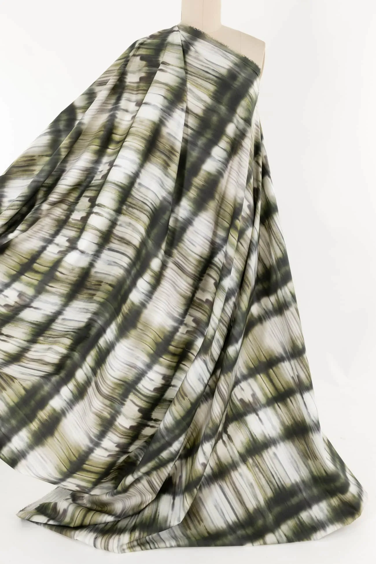 Green Streak Italian Cotton Woven