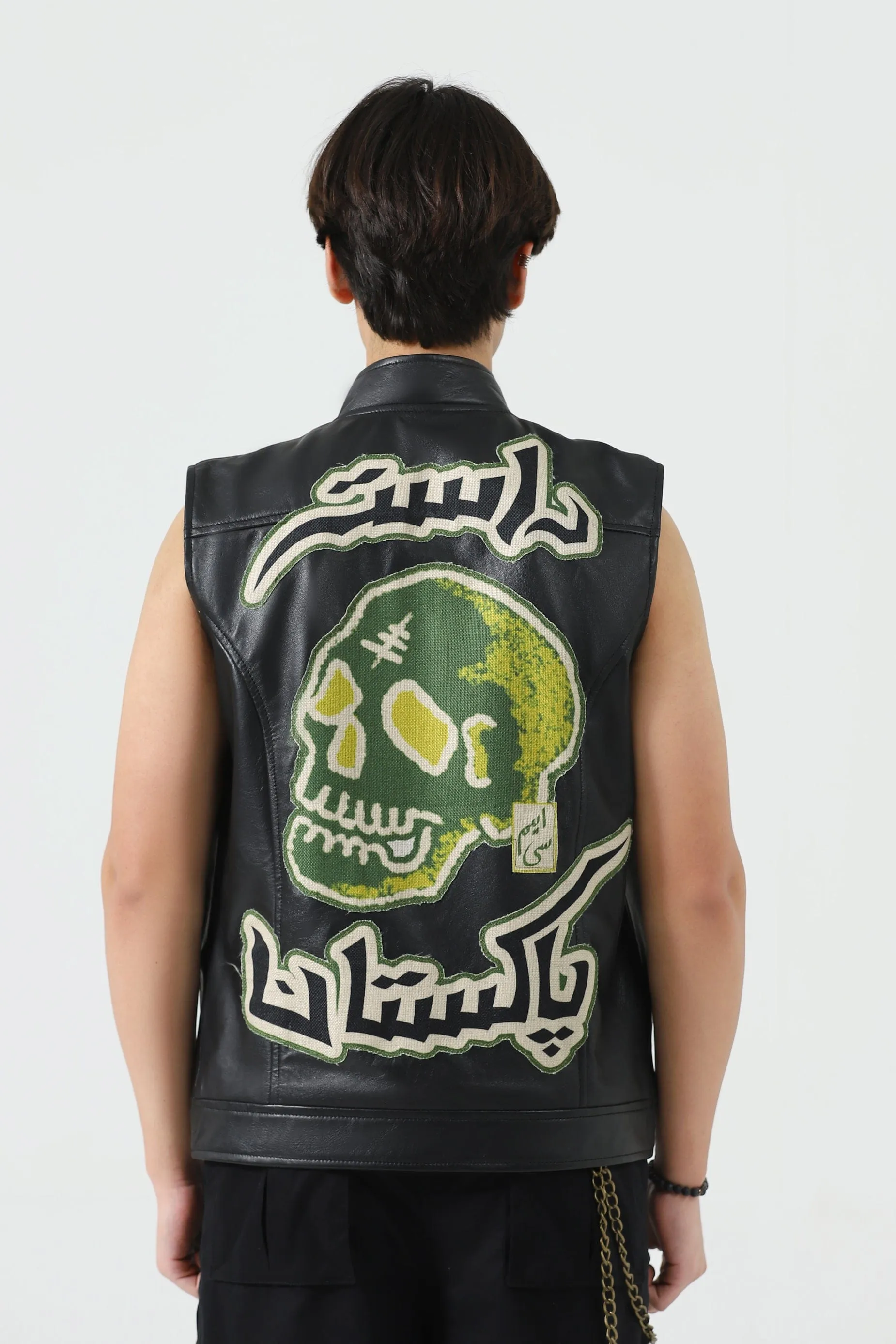 HANDCRAFTED LEATHER PATCH VEST
