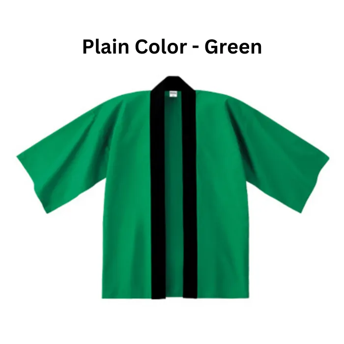 Happi / 2 Color Print - Plain Color