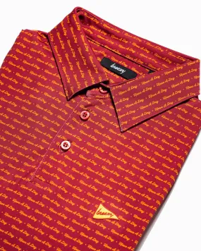 Have A Day Cardinal & Gold Polo