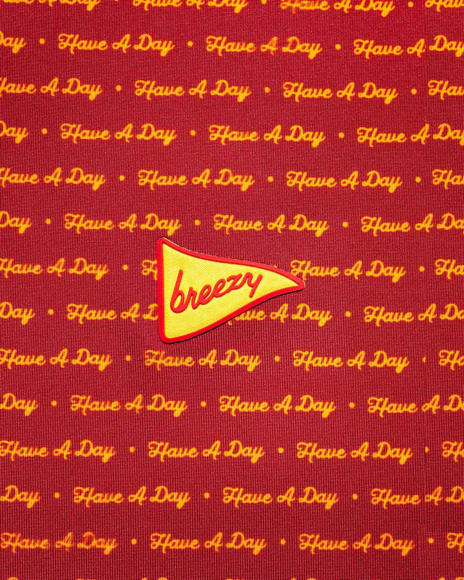 Have A Day Cardinal & Gold Polo