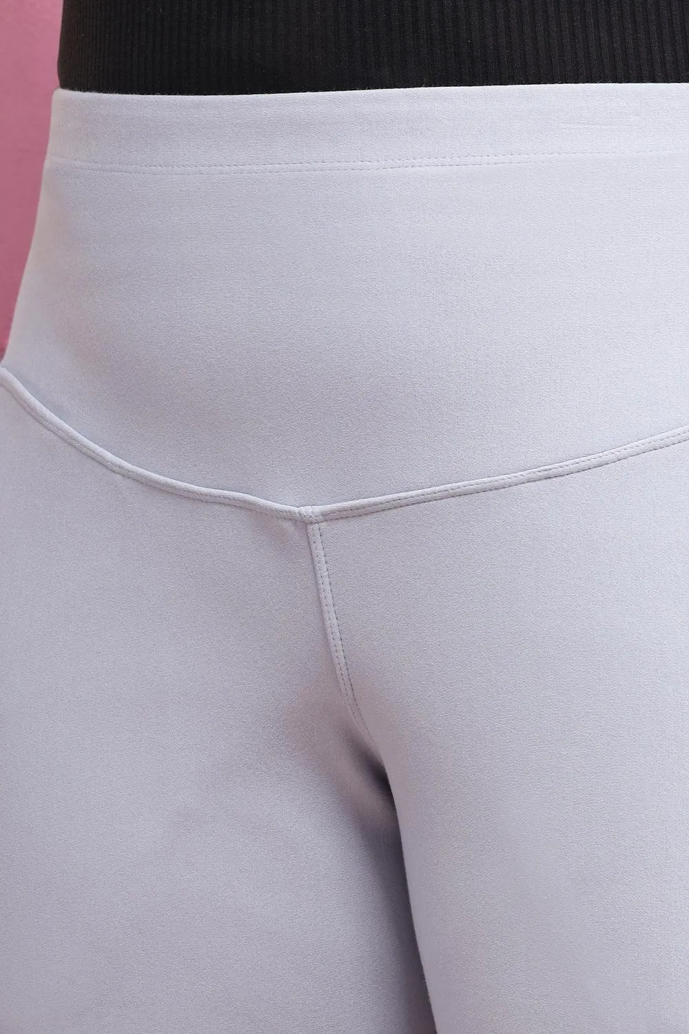 Ice Blue Tummy Shaper Bell Bottom