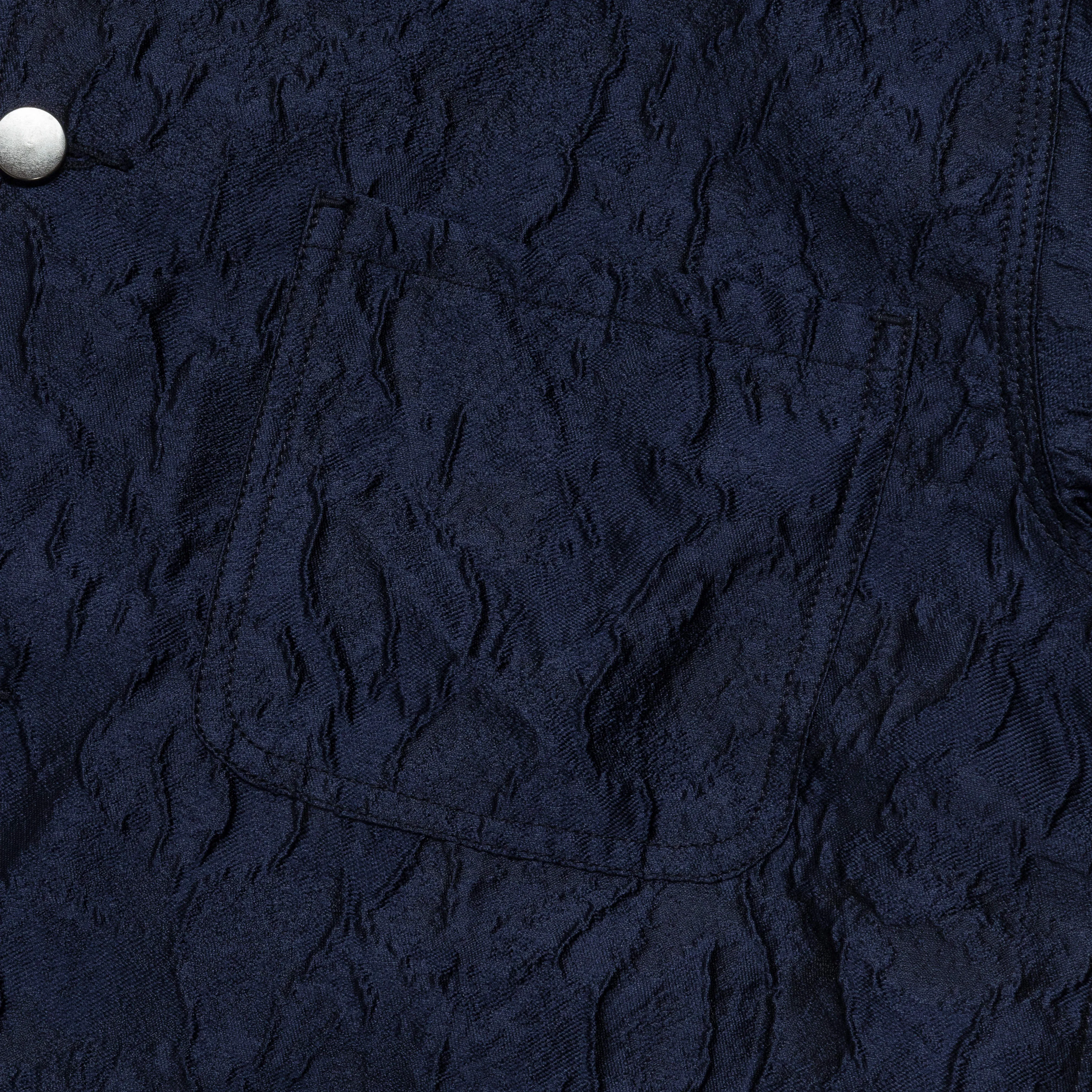 Italian Wrinkle Chore Coat - Navy