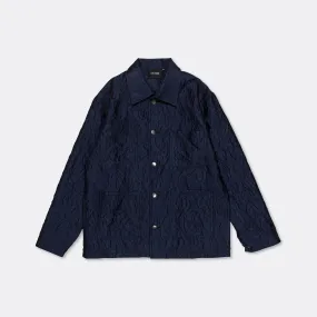 Italian Wrinkle Chore Coat - Navy