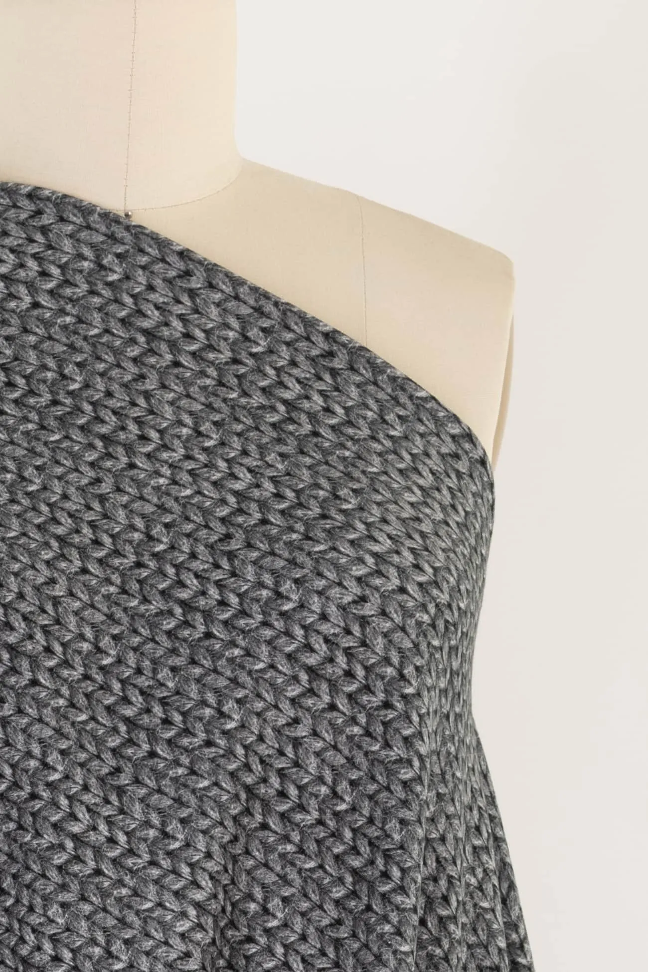 Jane Gray Organic Cotton Fleece Knit