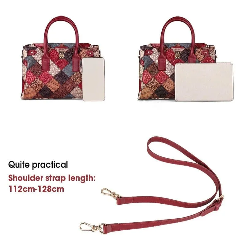 Leather Large Capacity Handbag