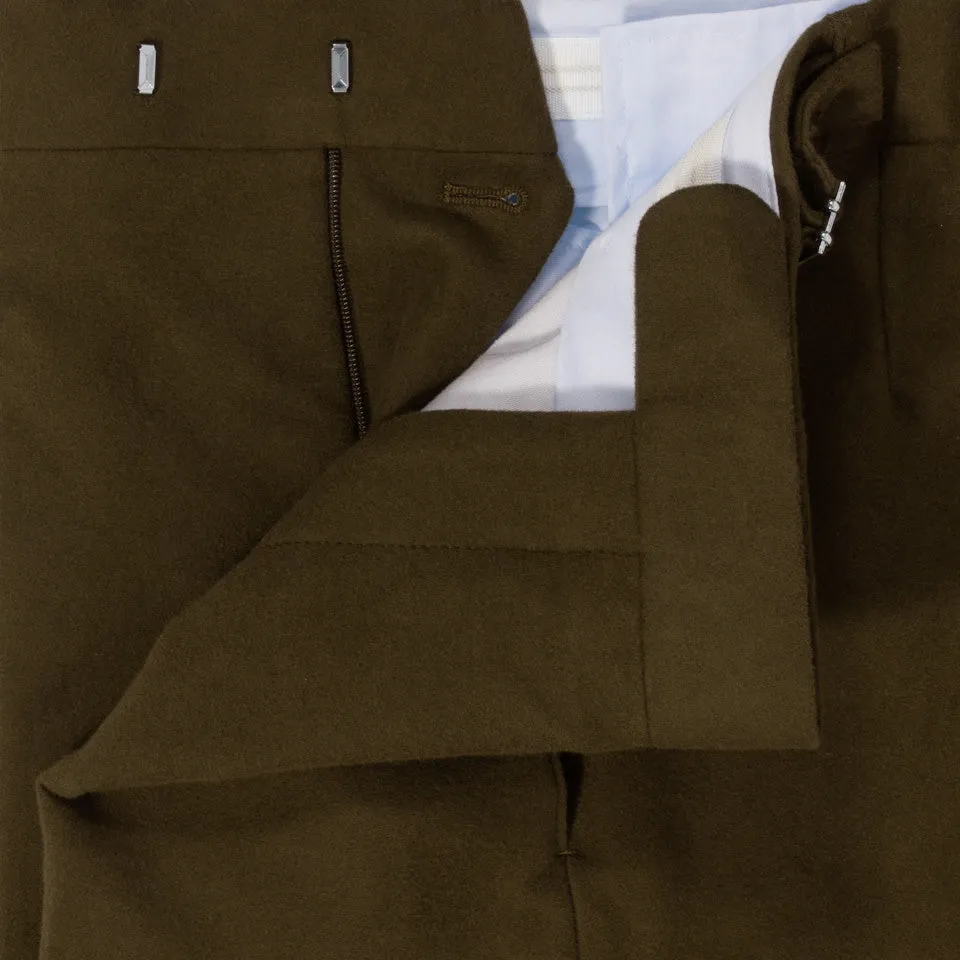 Luxury Moleskin Pants - Olive