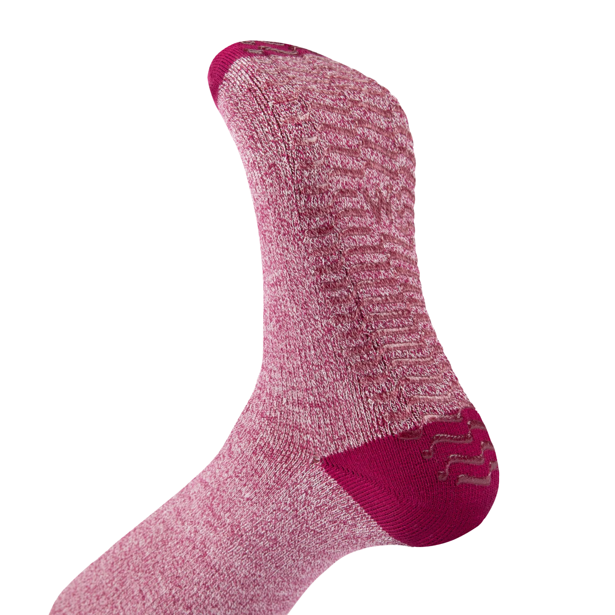 Plum Twist - Grip Socks - Wide Calf - 5 Pack
