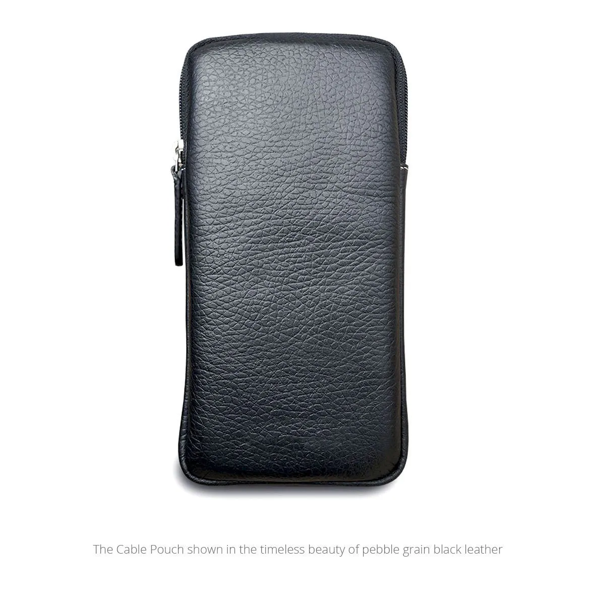 Premium Leather Folio Cable Pouch