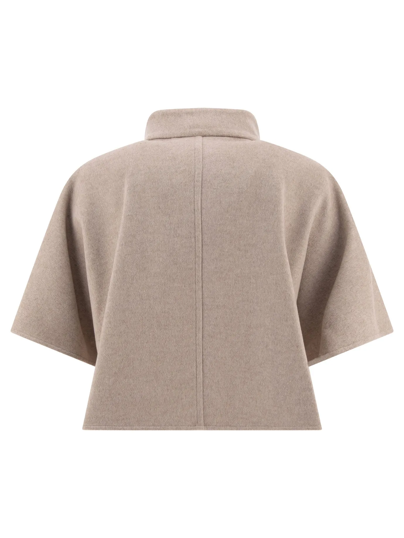 "NEMI" CASHMERE CROPPED CAPE