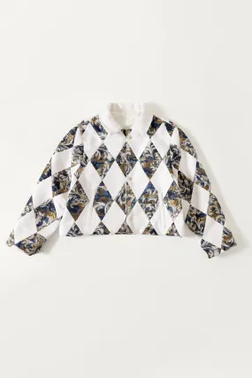 "REGAL THOUGHTS" PATCHWORK JACKET