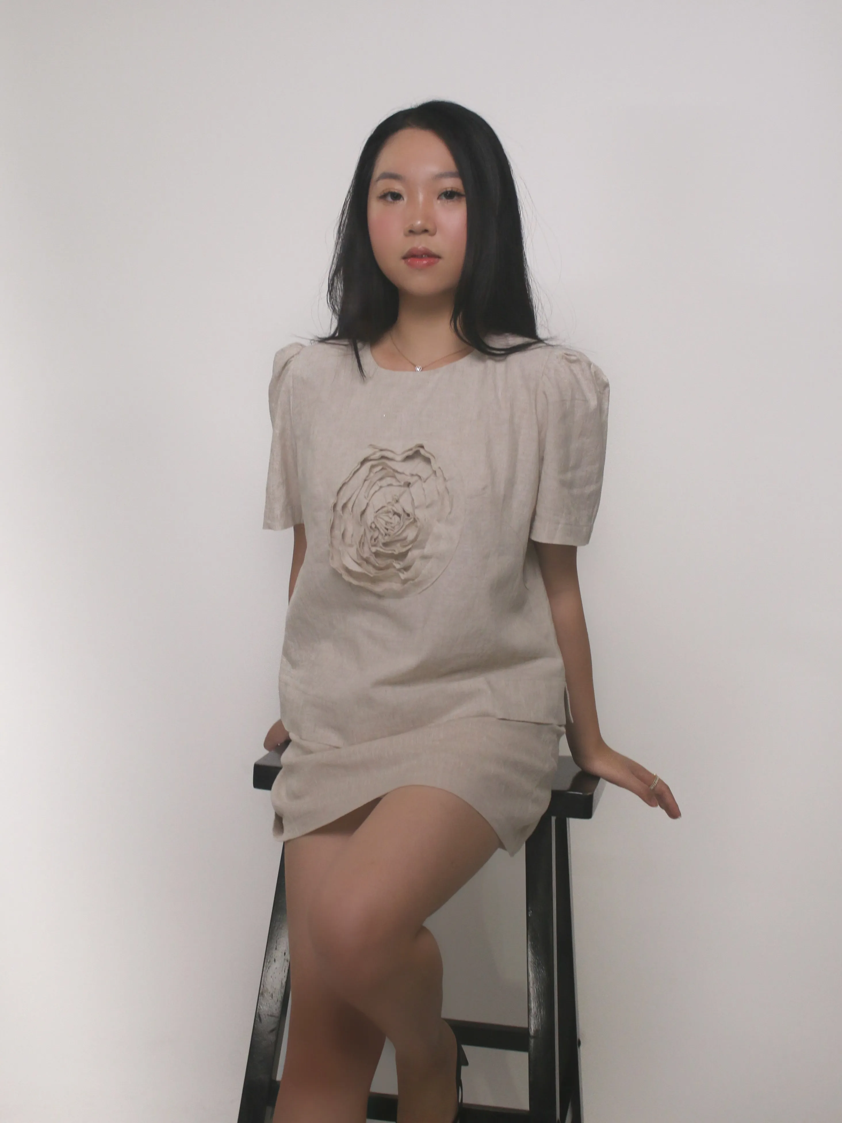 Roselyn 100% Linen Blouse