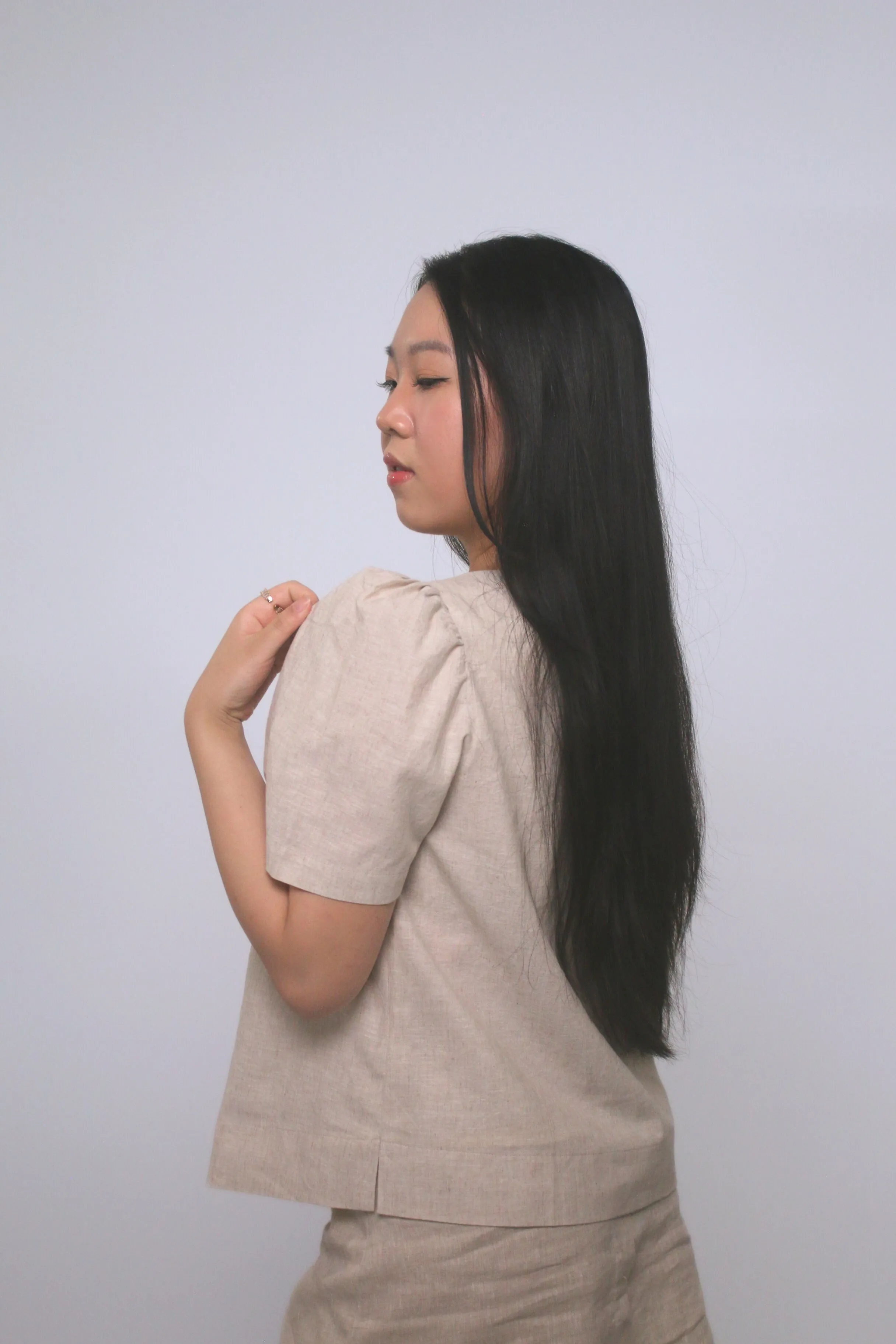 Roselyn 100% Linen Blouse