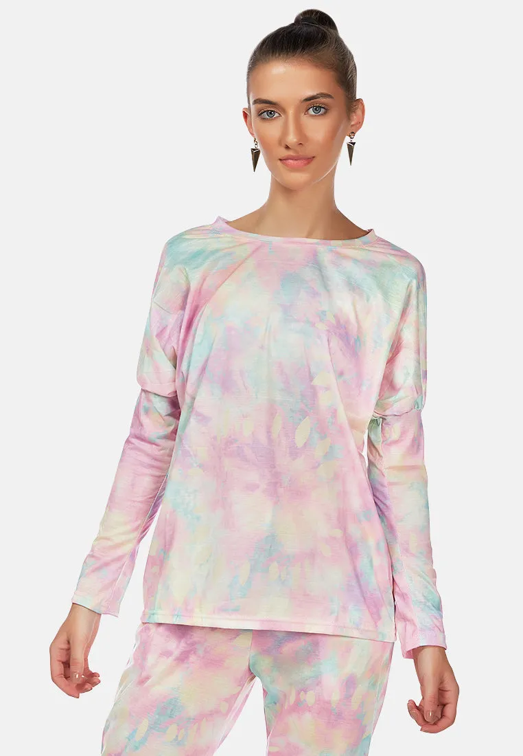 Tie Dye Full Sleeve Top