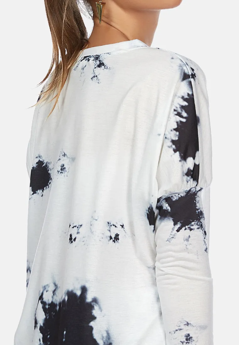 Tie Dye Full Sleeve Top