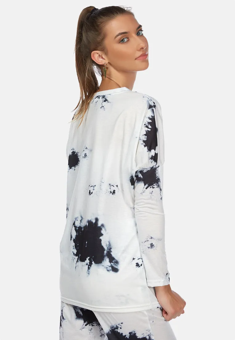 Tie Dye Full Sleeve Top