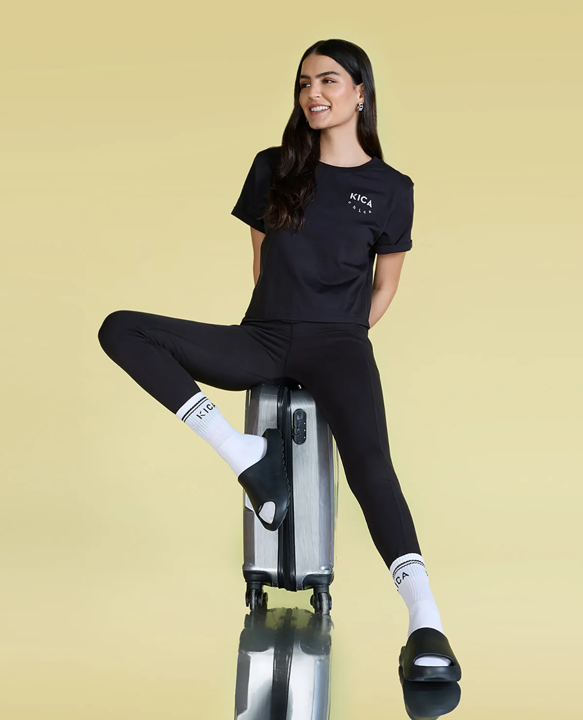 Women Cotton Stretchable Leggings with Pockets