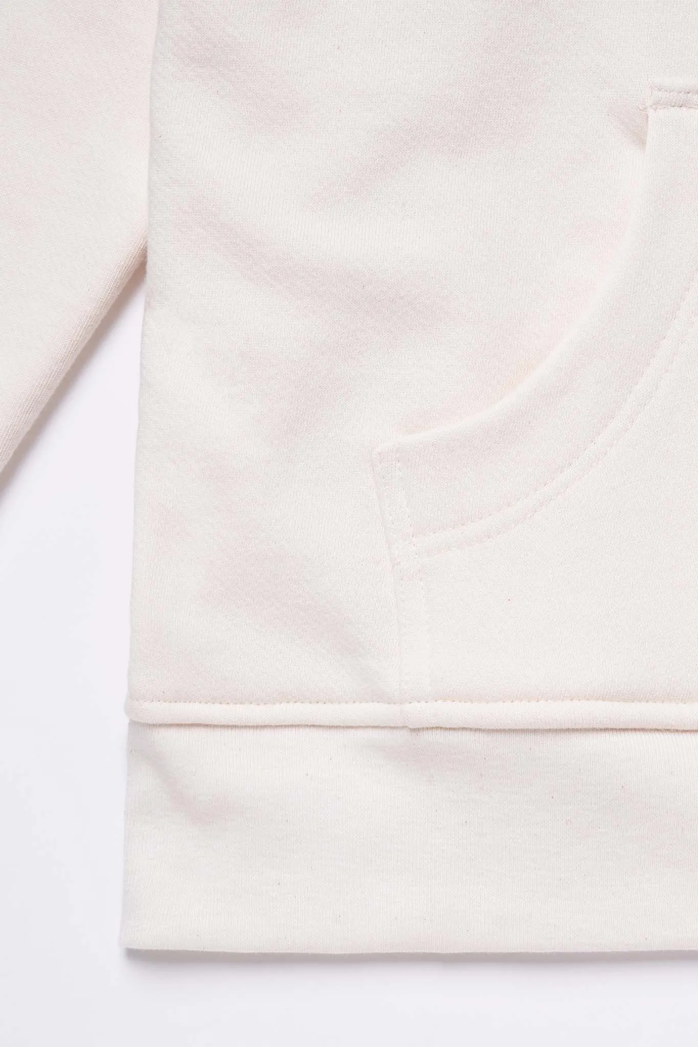 Women's Organic Hoodie Sweatshirt in Natural