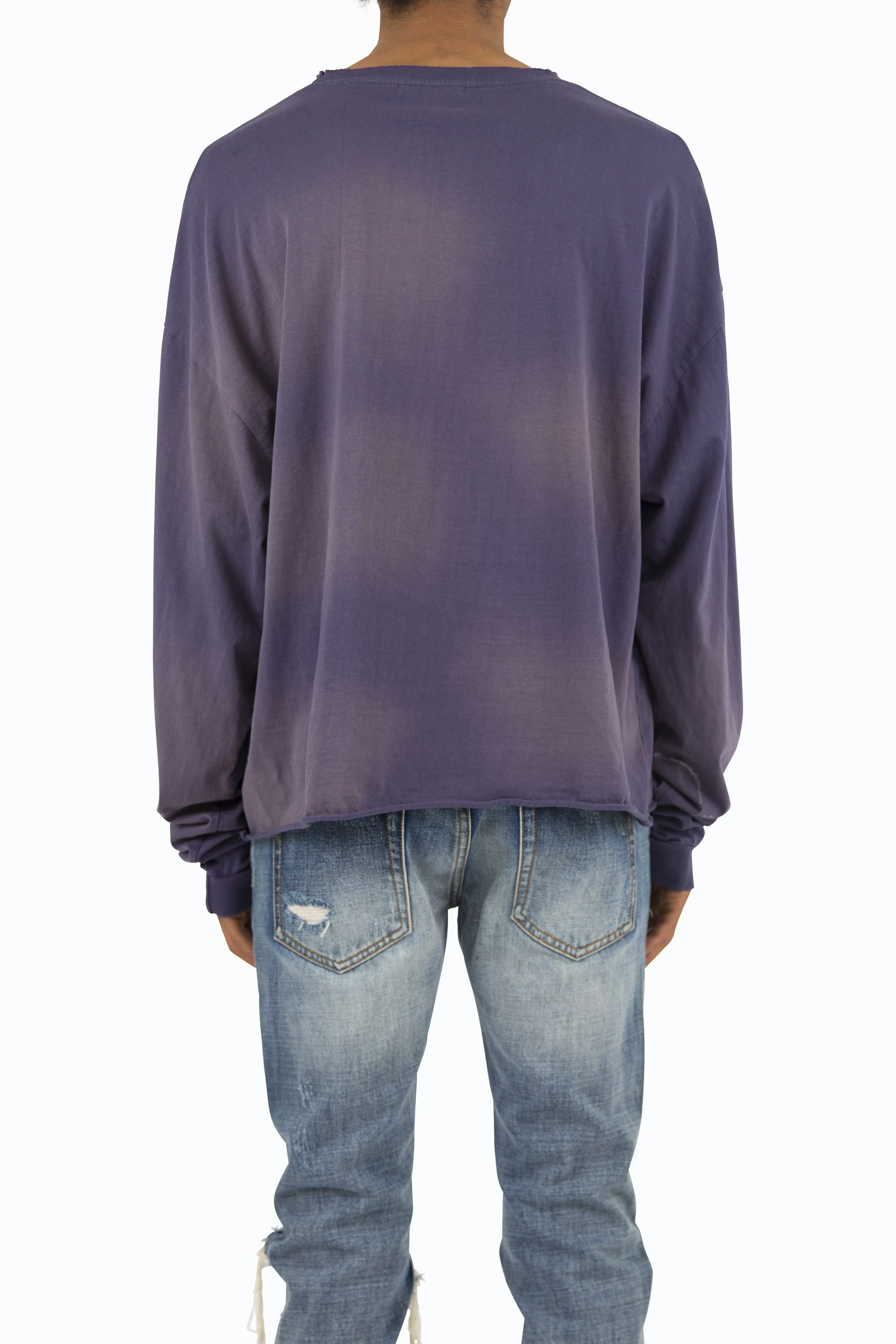 Worker's L/S Tee - Navy