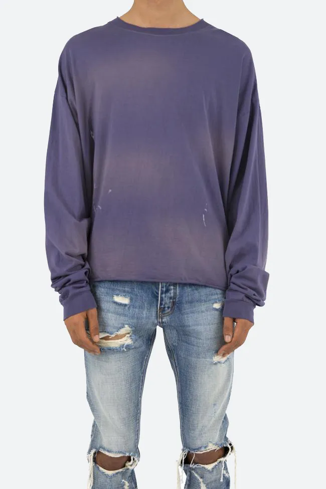 Worker's L/S Tee - Navy