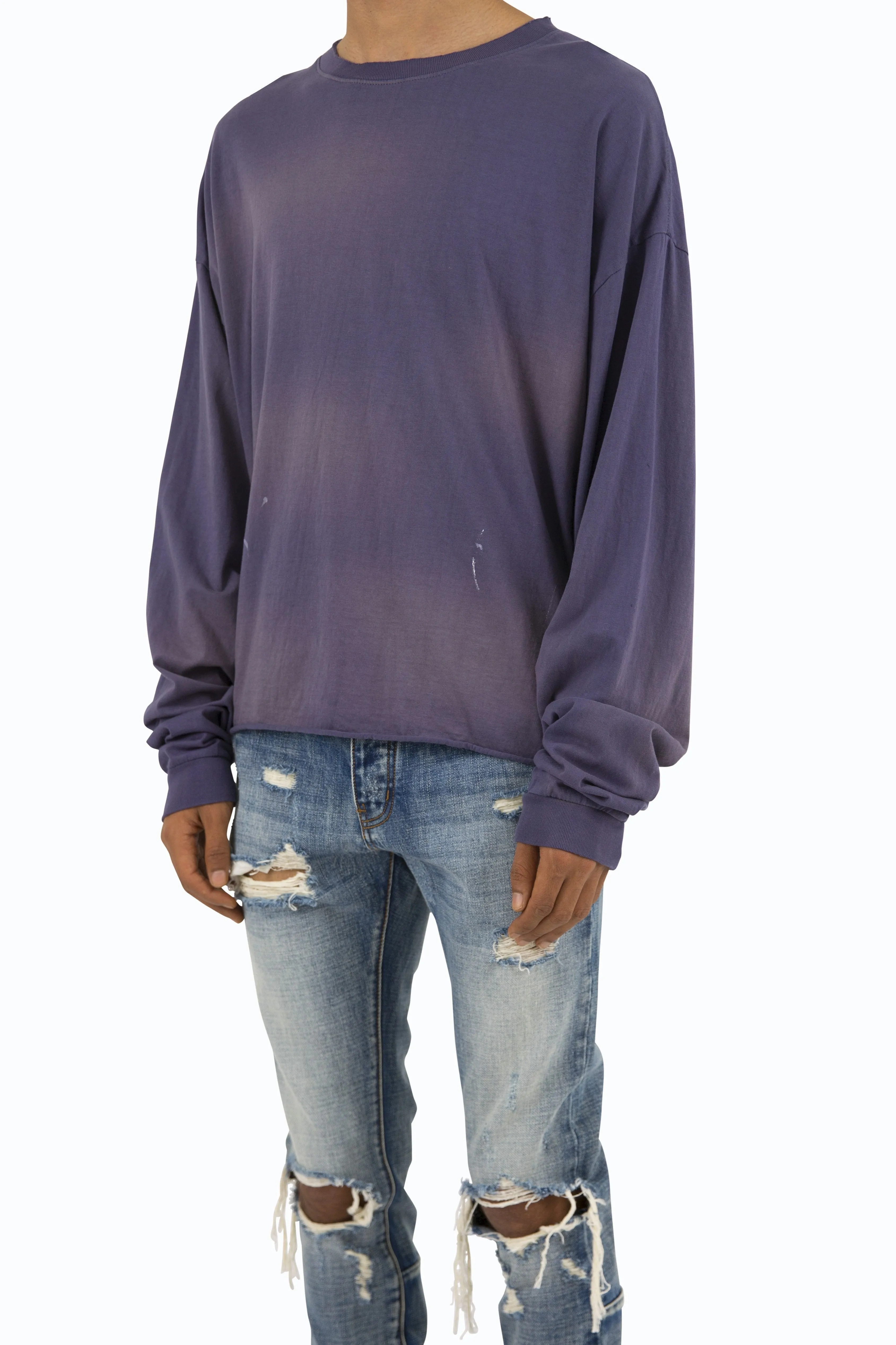 Worker's L/S Tee - Navy
